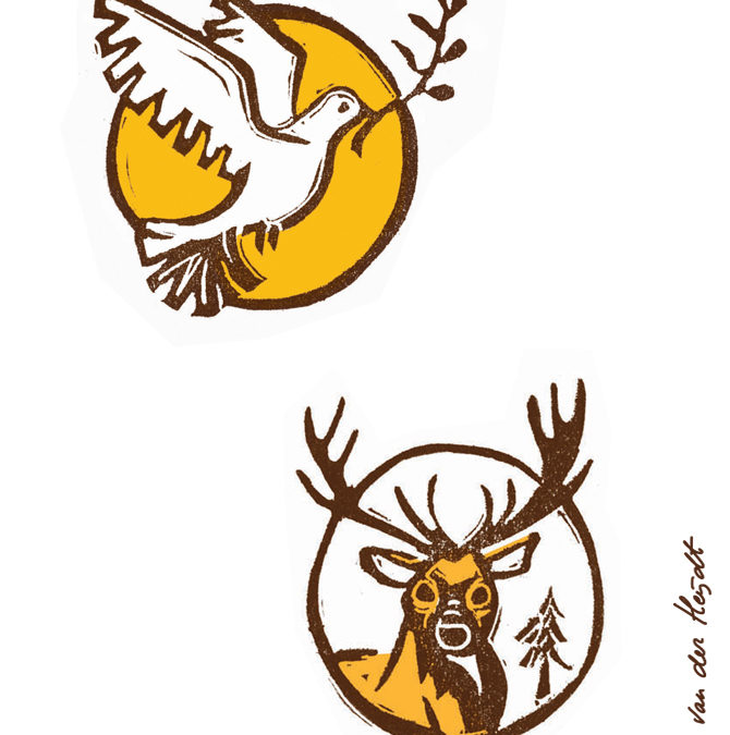 Dove and Deer